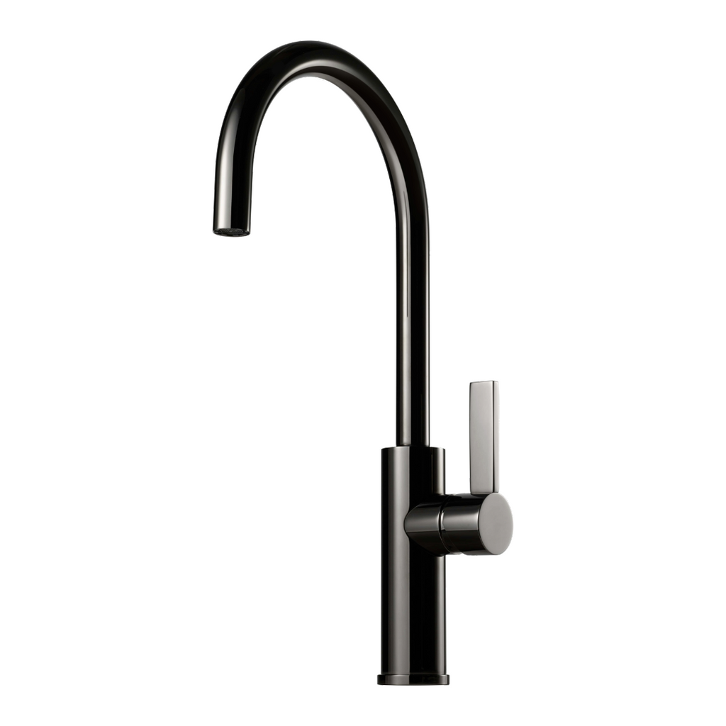 TapwellARM180 Staande Keukenkraan met Black Chrome afwerking