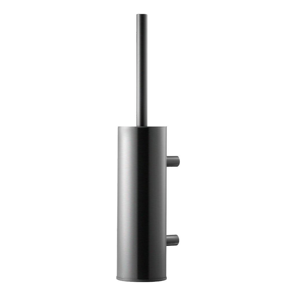 Tapwell TA220 Toiletborstel Brushed Black Chrome/ geborsteld zwart chrome